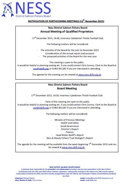 2015 AGM Notification 121115